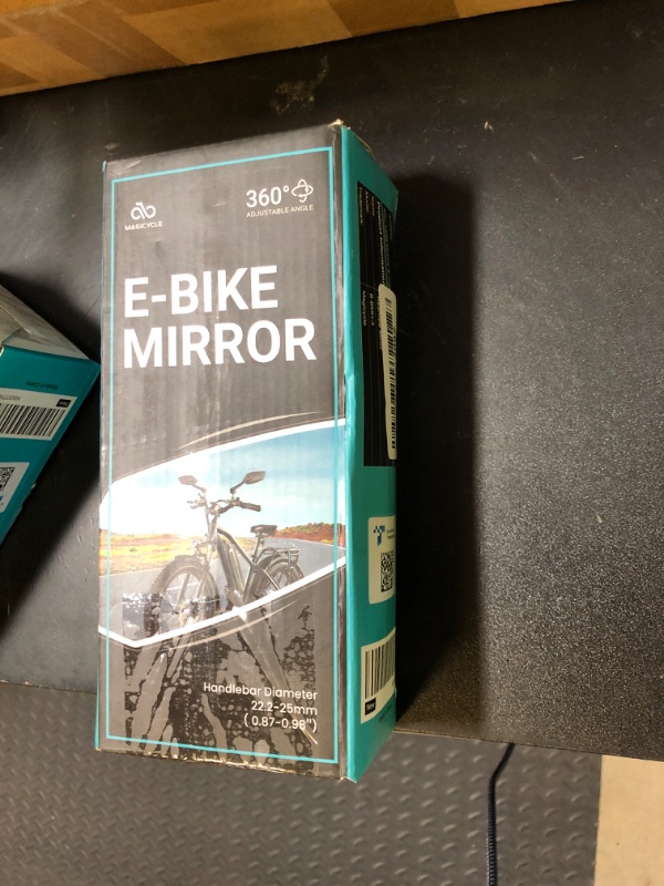 Photo 1 of Bike Mirror 1 Pair, MAGICYCLE Bike Mirrors Handlebar Rear View Mirror, E-Bike Mirrors, 360 Degree Adjustable Rotatable Bicycle Mirrors for Handlebars, Safe Wide Angle HD Glass Bike Side Mirrors