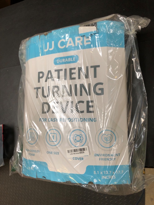 Photo 1 of JJ CARE Patient Turning Device - 1 Pc U Shape Turning Pillow, Waterproof PU Leather Case, Anti-Decubitus Turnover Pillow with Handles and Strap, Bedridden Patient Supplies