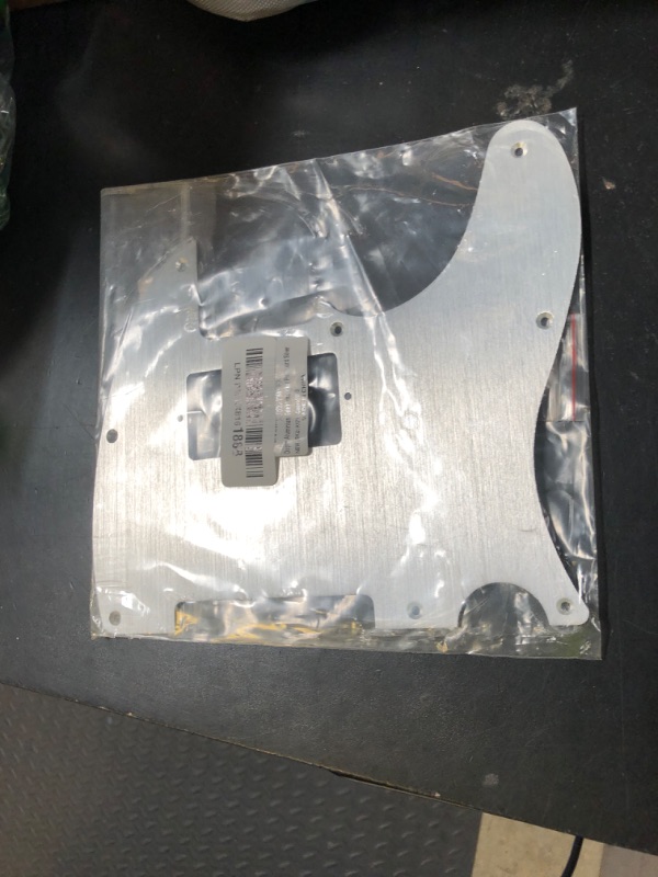 Photo 1 of Dopro 8 Hole Aluminum Anodized Tele Humbucker Pickguard Scratch Plate for American/Mexican FD Telecaster SilverLPNPMEX8161888
