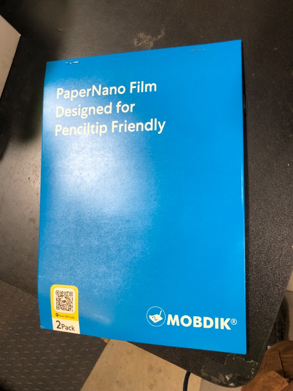 Photo 1 of MOBDIK Paperfeel Screen Protector Compatible with iPad Mini 7 2024 (A17 Pro) & iPad Mini 6 2021 (8.3 Inch), Anti Glare, Matte Film for Drawing/Writing, Compatible with Apple Pencil