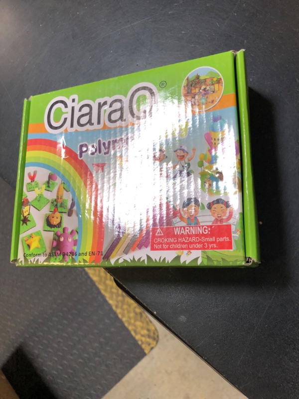 Photo 1 of CiaraQ Polymer Clay-Oven Baked Modeling Clay with Sculpting Tools, 24 Colors, 1.2 lbs, Great for Children and Artists.