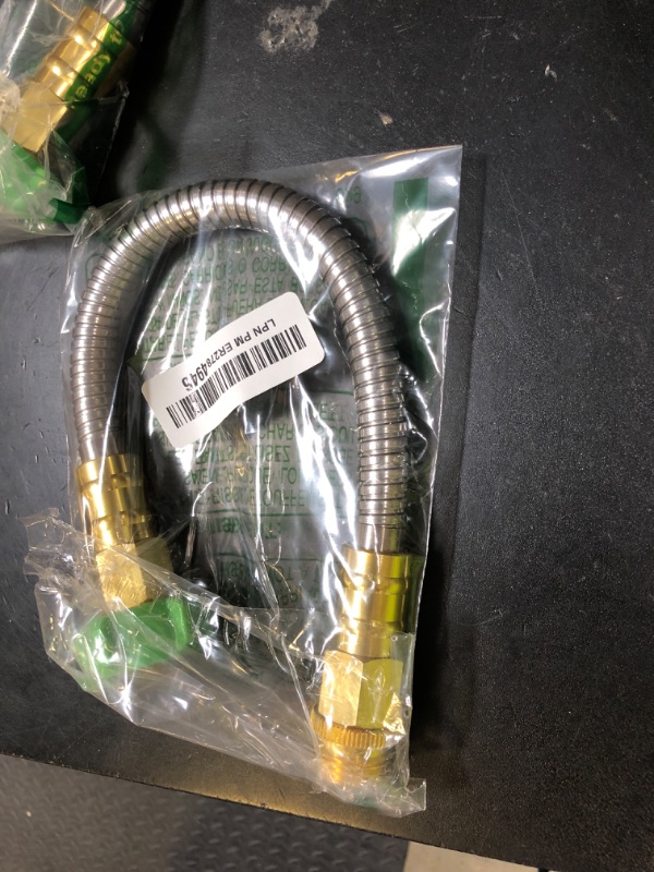 Photo 1 of SKYWARD 304 Stainless Steel Short Garden Hose 1 ft with Female to Male Metal Connector, Anti-Leakage, Flexible & Lightweight Kink Free Water Hose, Easy to Use & Store (1ft)