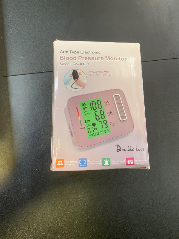 Photo 1 of Blood Pressure Monitors,Pink Blood Pressure Machine Bp Cuff Automatic Upper Arm with 8.7”-16.5 inches Adjustable Automatic High Blood Pressure Cuff for Home Use 2 x 90 Sets Memory (Pink BP Cuff)
