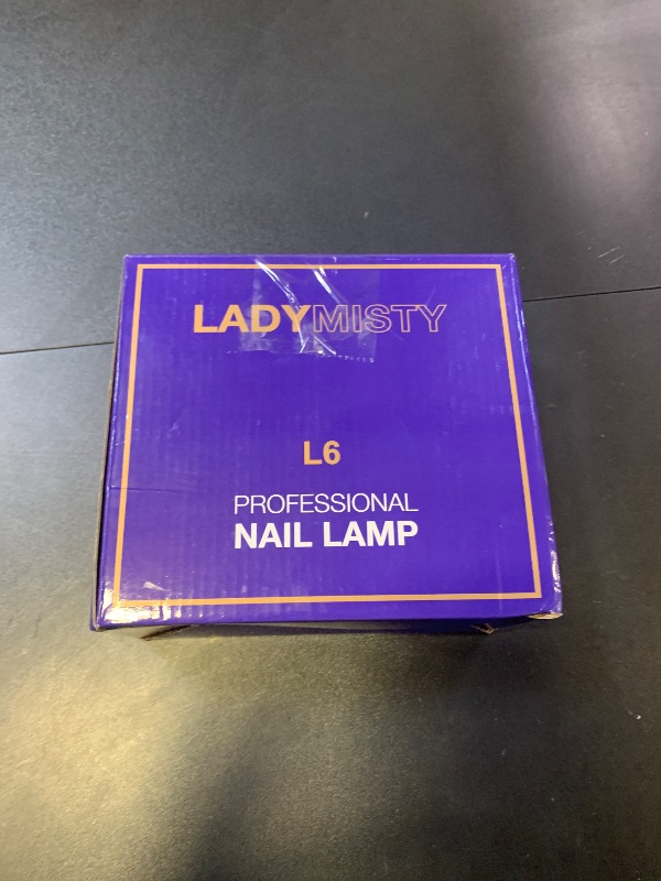 Photo 1 of LadyMisty 72W UV LED Nail Lamp Light Dryer for Nails Gel Polish with 18 Beads 3 Timer Setting & LCD Touch Display Screen, Auto Sensor, Professional Nails, Pink