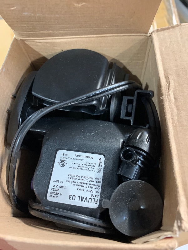 Photo 1 of ***(HEAVILY USED/ MINOR DAMAGE)***Fluval U3 Underwater Filter – Designed for Freshwater and Saltwater Aquariums, Also Ideal for Terrariums and Turtle Tanks