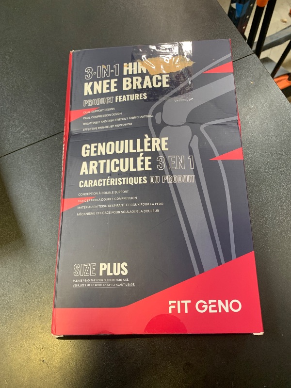 Photo 1 of Hinged Knee Brace for Meniscus Tear: Adjustable Support for Knee Pain w/ Built-in Side Stabilizers & Removable Metal Hinges for ACL MCL Injury or Surgery Recovery - Men and Women FSA or HSA Eligible