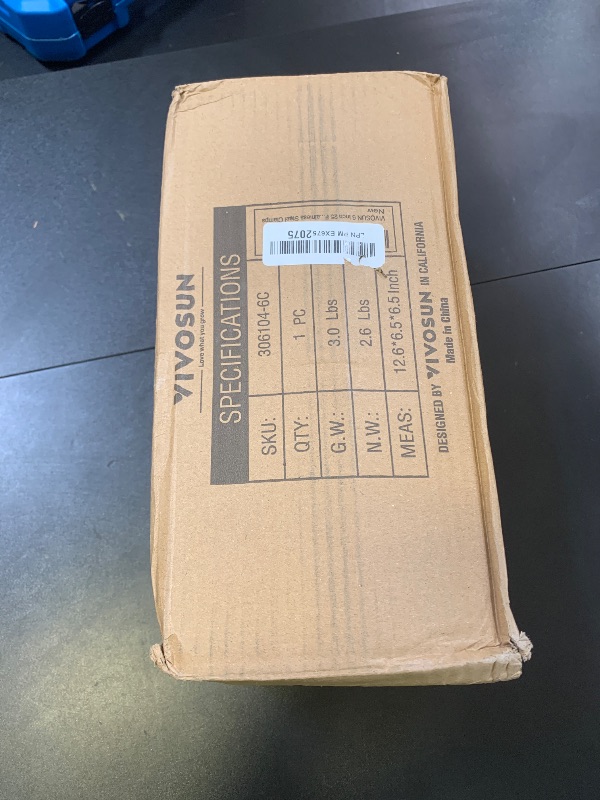 Photo 1 of VIVOSUN 6 Inch 25 Feet Flex Air Aluminum Duct for Ventilation, 2 Clamps Included, Long Heavy-Duty Multi-Layer Dryer Hose Vent Kit, Duct Fan Systems