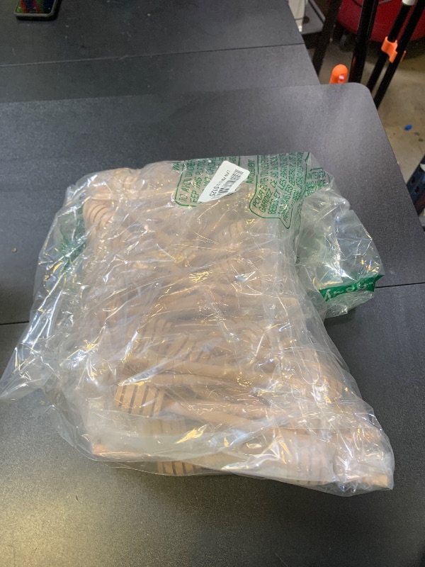 Photo 1 of 100-Pack 6 Inch Portable Wooden Jam Honey Dipper Honey Sticks for Honey Jar Dispense Drizzle Honey (6inch 100pcs)