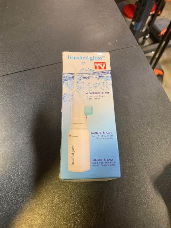 Photo 1 of Portable Oral Irrigator Water Flosser Dental Water Toothbrush Toothpick Nasal Irrigator Implement Teeth Cleaner Oral Hygiene flossers for Home Travel with 5pcs Nozzles (Nozzle and Tongue Scraper)