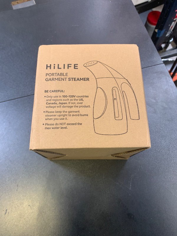 Photo 1 of HiLIFE Steamer for Clothes, Portable Handheld Design, 240ml Big Capacity, 700W, Strong Penetrating Steam, Removes Wrinkle, for Home, Office(ONLY FOR 120V)