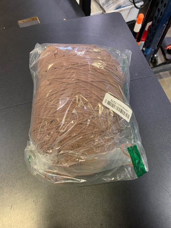 Photo 1 of Lion Brand Yarn Pound of Love, Large Value Yarn for Knitting, Crochet, and Crafts, Mocha, 1 Pack
