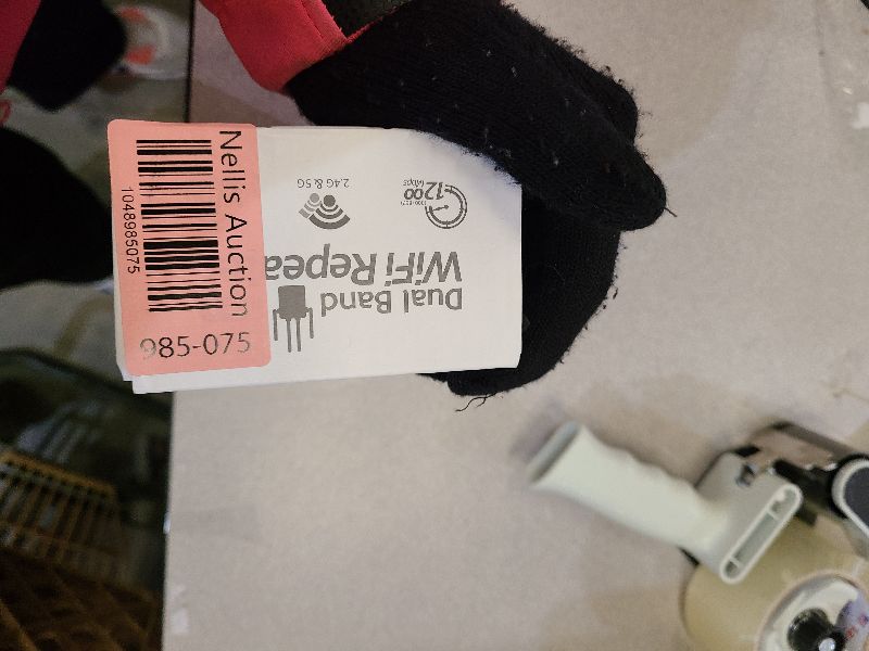 Photo 1 of 1200Mbps WiFi Extender Signal Booster – Dual Band WiFi Speed Enhancer, EasyMesh Compatible, 4 Directional Antennas (12880 Sq.ft),WiFi Booster Supports 105 Devices, Ethernet Port and Easy Setup