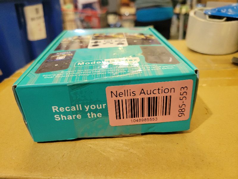 Photo 1 of ?R36MAX 4000mAh Portable Rechargeable Handheld Retro Game Console,Comfort Non-Slip Handheld Standing Retro Game Console with 64G TF Car,4.0-inch Screen,for Office,Black