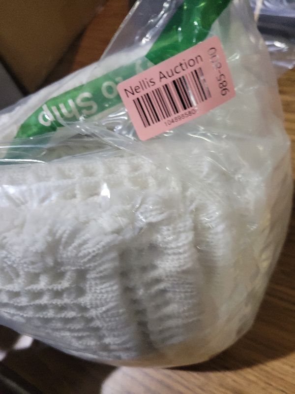 Photo 2 of AMOAMI Upgraded Waffle Runner Rug Super Absorbent Non Slip Bath Mats for Bathroom Machine Washable Bathroom Runner Rug with Tassels, Ideal for Hallway Bedroom Laundry Room, 17" x 72", White