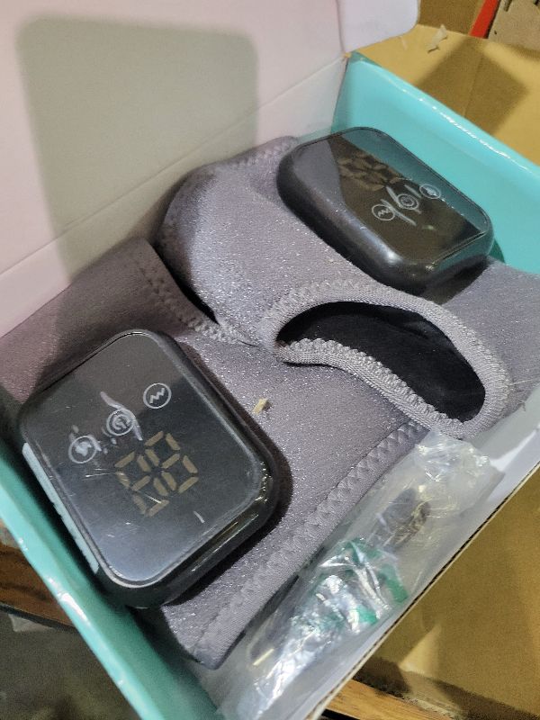 Photo 1 of 2 Pack Cordless Ankle Massager for Pain Relief, Ankle Heating Pads for Pain, Heated Ankle Massager for Pain, Rechargeable Feet Heating Pads, Feet Massage, 3 Heat Levels, 3 Massage Modes