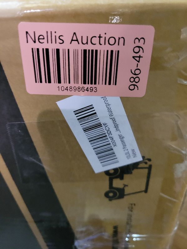 Photo 1 of 10L0L 2 Passenger Golf Cart Driving Enclosure for EZGO TXT and RXV Model, 4-Sided Clear Window 600D Rain Cover All Weather Windproof Waterproof