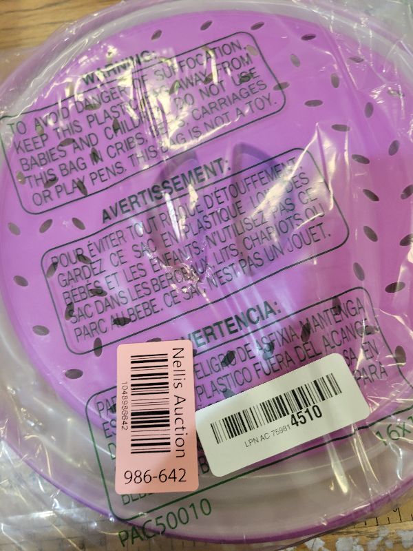 Photo 1 of 10.5 Inch Collapsible Microwave Splatter Cover, Dishwasher-safe, Microwave Plate Cover With Steam Vent?BPA-Free Silicone & Plastic (purple)