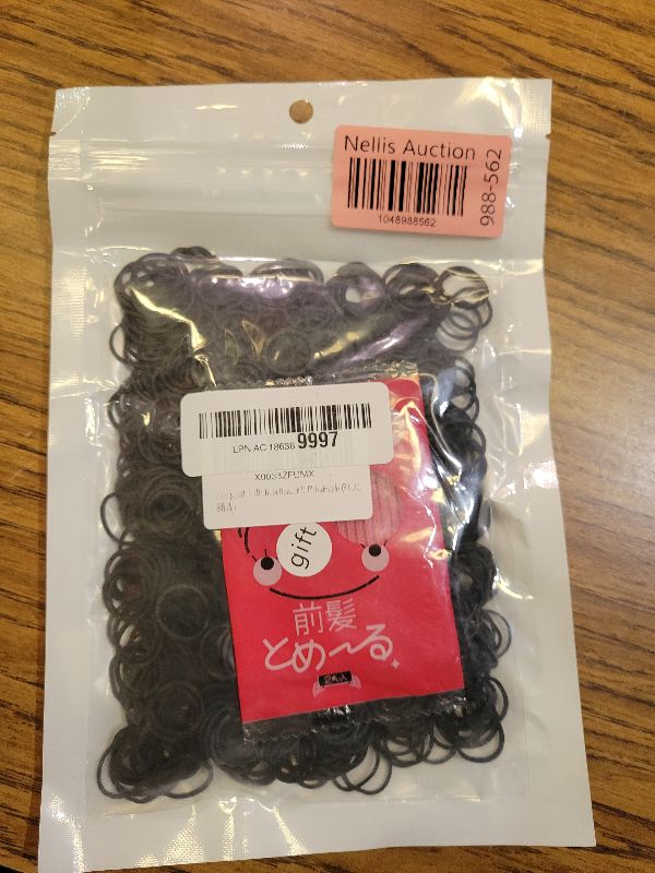 Photo 1 of 1000 Pcs Mini Rubber Bands Elastic Hair Ties Bands Soft Hair Elastic Ties Small Elastic Bands for Hair Braiding Hair Making Hairstyle (Black)