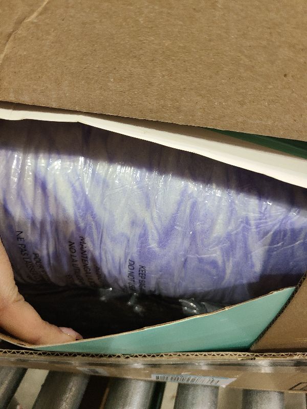 Photo 2 of ChiXpace Dual Layer 4 Inch Memory Foam Mattress Topper Queen - 2 Inch Gel Memory Foam and 2 Inch Pillow Top Mattress Pad, 7-Zone Egg Crate Queen Size Mattress Topper (Grey)