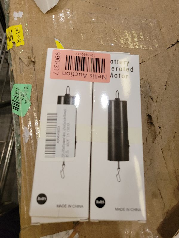 Photo 1 of 2 Pcs Wind Spinner Motor Hanging Black Mini Wind Spinner Motor Display Spinning for Wind Chime Outdoor Garden Decoration Halloween Mardi Gras Accessory Supplies(Not Included Battery)