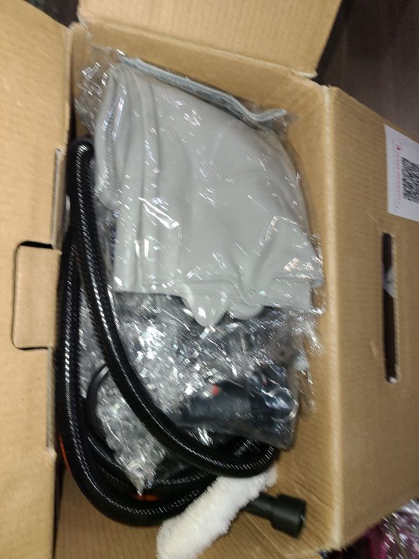 Photo 1 of Koutop Steam Cleaner for Home & Car-Portable Handheld Steamer for Cleaning with 3-Level Handle, 15s Heat-Up, Large Tank, 16 Accessories - Clean Grease, Grout, Tile, Floor, Couch, Dirt, Furniture