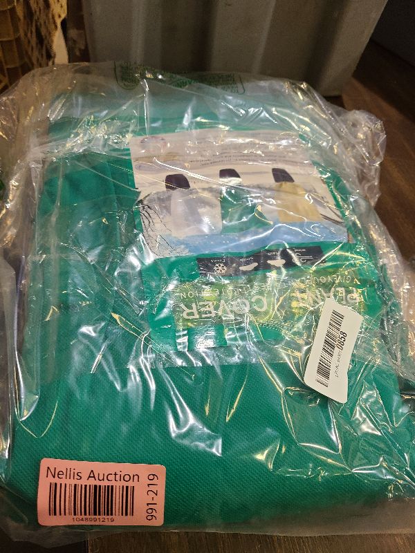 Photo 1 of 2 Pack Winter Plant Covers Freeze Protection - 2.2oz/yd² (72" X 47") Frost Protection Blankets with Zipper & Drawstring Closure, Reusable Freeze Cloths for Shrubs, Fruit Trees, Potted Plants