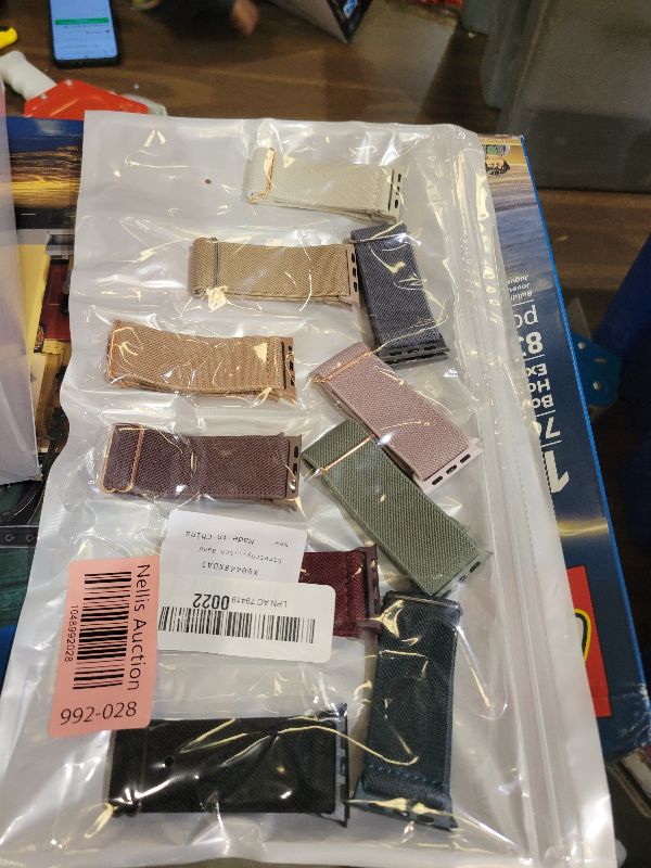 Photo 1 of 10 Pack Stretchy Bands Compatible with Apple Watch Band 40mm 38mm 41mm 42mm 44mm 45mm 46mm 49mm Women Men, Water-Resistant Solo Loop Elastic Sport Straps for iWatch Series 11 10 9 8 7 6 5 4 3 SE Ultra