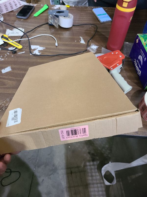 Photo 1 of 12XMagnifying Glass with Light and Stand|Magnifying Lamp with 3-Section Swing Arm,5 Color Modes LED Lighted Magnifier Lamp for Workbench (Black(Ultra Long))