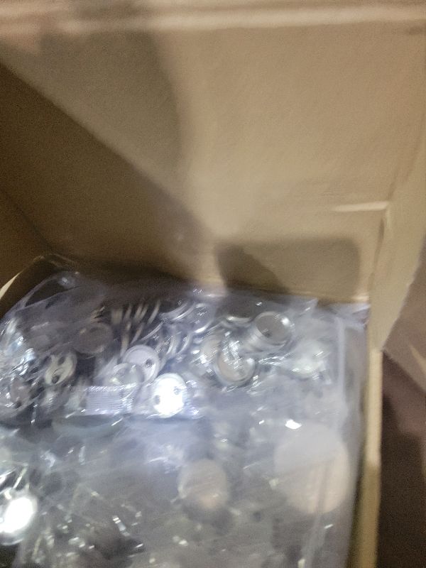 View 2 of 300 Sets 25mm/1" Button Maker Supplies, Complete DIY Supplies for Custom Buttons & Badges, Metal Covers, Metal Backs& Clear Film for Pin Maker, Badge Button Press