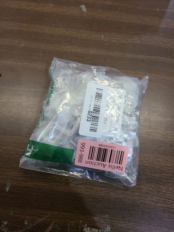 Photo 1 of 50 PCS Space Saving Hanger - Clothes Connector Hooks, Stacking Space Saver, Plastic Closet Organizers and Storage Extender for Heavy Duty Cascading Connection (White)