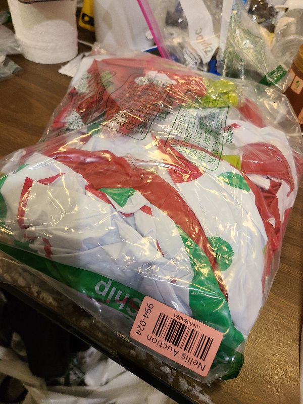 Photo 1 of 12 Pcs 24/16 Inch Giant PVC Christmas Inflatable Ball Outdoor Blow up Xmas Inflatables Ornaments Giant PVC Christmas Ornaments for Tree Yards Lawns Porch Garden Front Doors Holiday Decor(24,16 Inch)