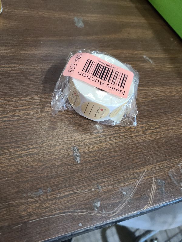 Photo 1 of 1000PCS Homemade with Love Stickers,1 Inch Small Round Kraft Baking Stickers Label Sticker for Baked Goods Packaging Jam, Jelly Jar Canning Bottles,Cookie Bags with Lines (Brown)