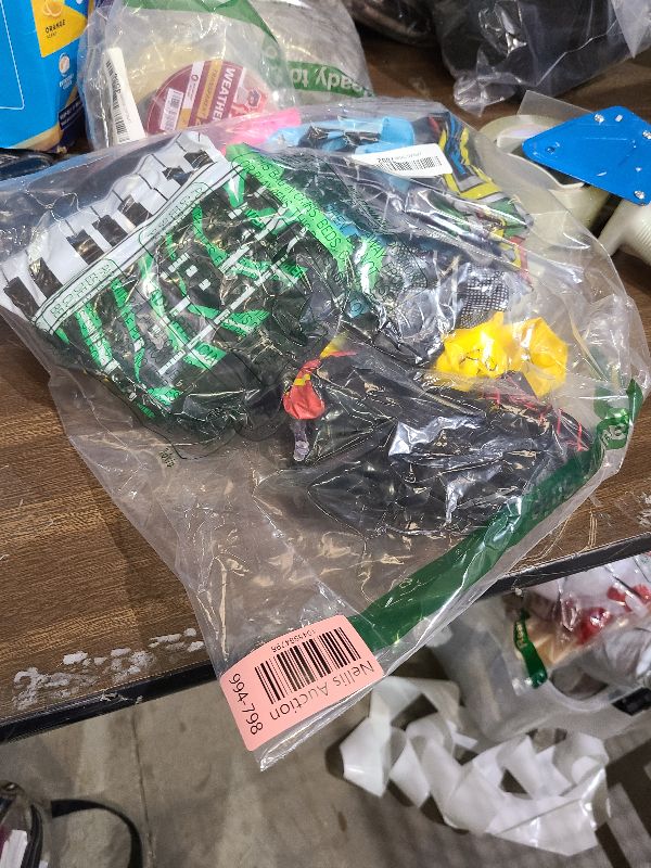 Photo 1 of 10 Pieces Inflatable Instruments Party Props Set Photo Booth Props Inflatable Guitar Saxophone Bass Lute Microphone Recorder Piano Theme Party Rock Toys Decorated Vintage Period Party