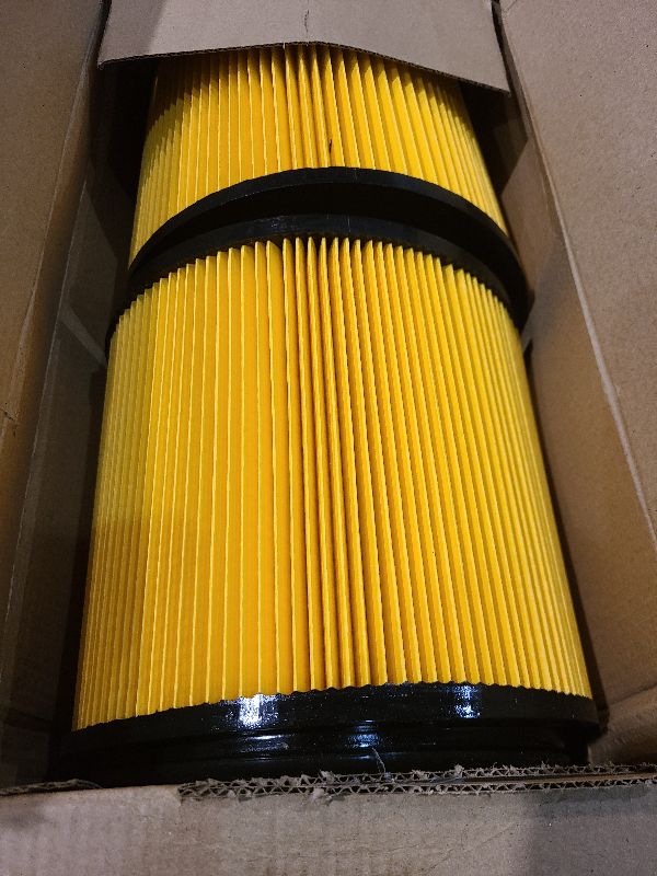 Photo 1 of 2 Pack Replacement Filter Compatible with Vacmaster Shop Vac 5 to 20 Gallon, Vac Master VCFS Standard Disposal Cartridge Filters For Hart Wet/Dry Vacuums