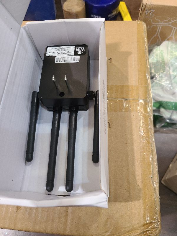 Photo 1 of 12880 Sq.Ft Range WiFi Extender Signal Booster Dual Band 5GHz/2.4GHz, 105-Device Compatibility, Simple Installation, WiFi Extender