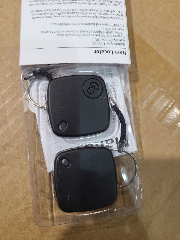 Photo 1 of 2 Pack Bluetooth Tracker Works with Apple Find My, Key Finder Locator with Sound, Anti-Lost Device for Wallet Keys iPhone, GPS Tracking Device for Kids Pets Luggage,