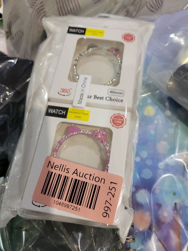 Photo 1 of [2+2Pack Bling Diamond Case for Samsung Galaxy Watch 8 Screen Protector 40mm Cute Cat Women, Glitter Rhinestone Protective Hard PC Bumper Covers for Galaxy Watch 8 Case 40mm Cover Accessories