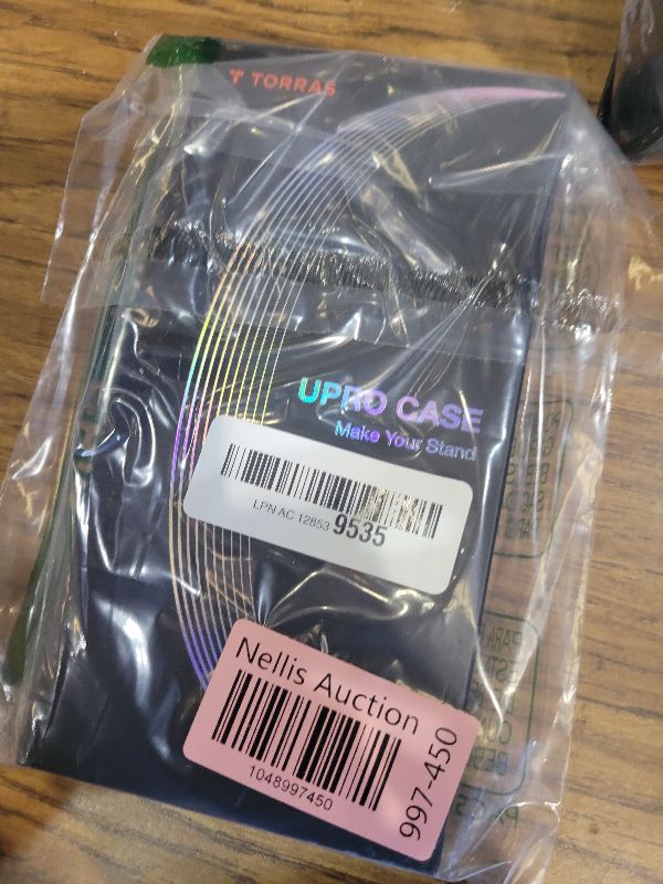 Photo 1 of TORRAS 360 Magnetic Stand for iPhone 15 Pro Max Case, [Fit for MagSafe] [Military-Grade Protection] Translucent Slim Case for iPhone 15 Pro Max, Obsidian Black, Ostand O3 Fitness Series