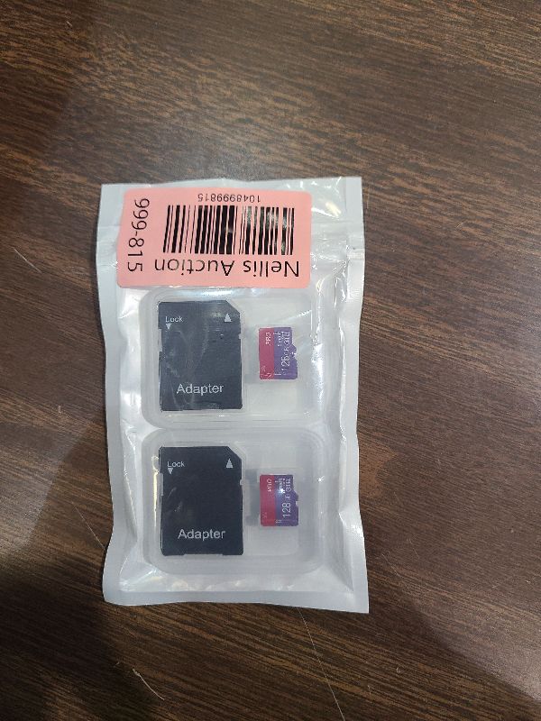 Photo 1 of 128GB Micro Memory Card Class 10 Memory Cards High Speed Mini TF Card with Adapter for Smartphones/Tablet/Drone/Game Console(2-Pack)