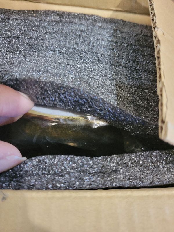 Photo 1 of 2 PCS Gold Decor Accents Mid Century Modern Decor Golden Living Room Decor Ceramic Sculpture Centerpiece Table Decorations Centerpieces for Tables Kitchen Shelf Bookshelf Office Dining Table Decor