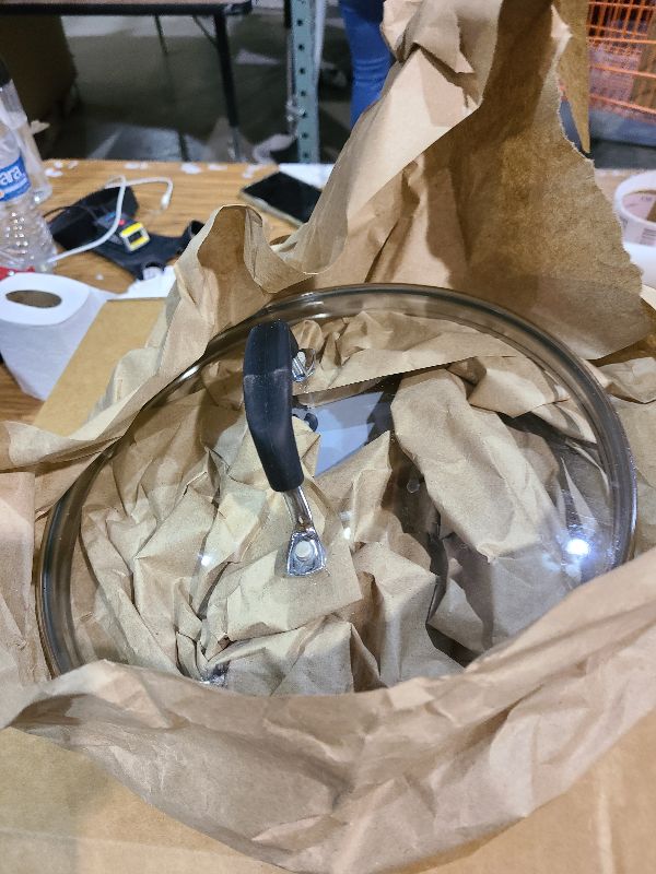 Photo 1 of 11 IN Glass Lid with Stainless Steel Handle for Frying Pan, Tempered Replacement Cover Compatible for All Cookware for Skillets, Round Cast Iron Aluminium, Stainless Steel Pans & Pots 276mm-292mm