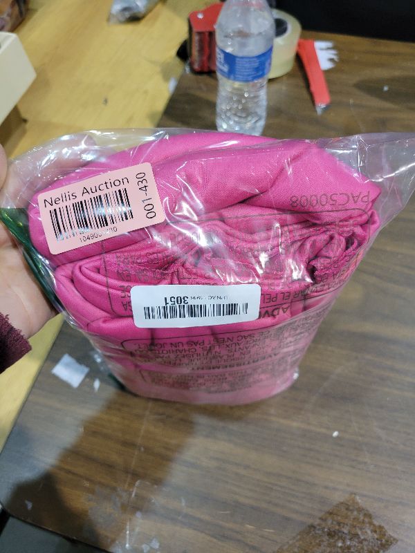 Photo 1 of 10 x 7 Feet Fuchsia Backdrop Curtain for Partie, Background Curtains for Photoshoot, Birthday, Wedding, Halloween, Thanksgiving, Christmas Day, New Year Party Decorations 5Ft x 7Ft, 2 Panels