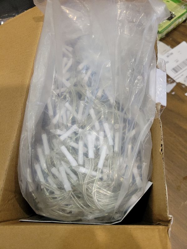 Photo 1 of 1332 LED Christmas Lights with 296 Drops,132ft 12 Modes Hanging ice String Lights with Timer & Dimmable & Waterproof, Plug-in Fairy Lights for Tree Holiday Wedding Party Christmas Decor Cool White