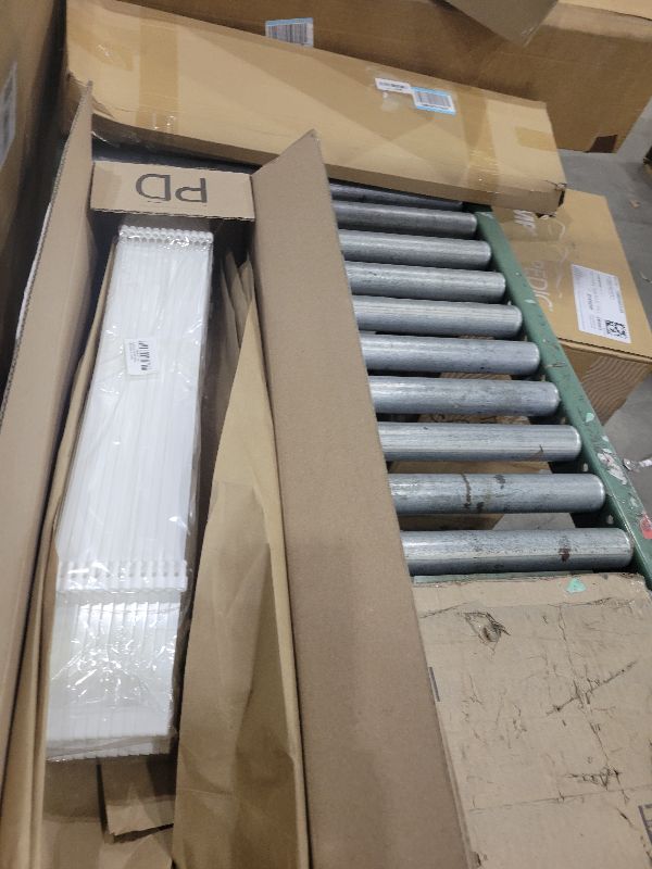 Photo 1 of 24" Extra Tall Fence for Christmas Tree,12PCS White Picket Fence Gate Barrier with Snowflakes&Tree Patterns Christmas Tree Gate for Pets(24" H x 5" W Each)