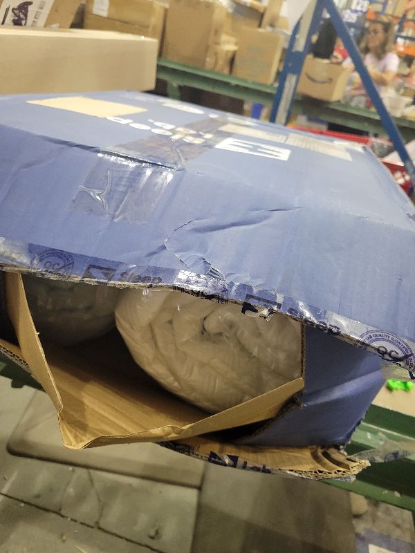 Photo 2 of Sleep Lab 4 Inch Memory Foam Mattress Topper - King Size - Cooling Gel & Pillow Top