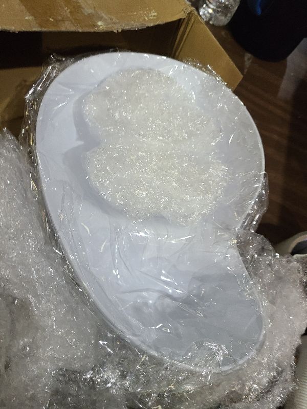 Photo 1 of 2 Pcs Chip and Dip Bowl Chip and Dip Serving Set Divided Platter Tray 18oz & 5oz Compartment Serving Dish Dumpling Plate for Party Appetizer Salad Snack Veggies Fruit Taco Thanksgiving Christmas White