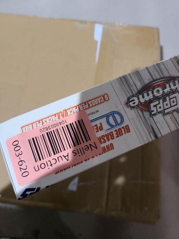 Photo 1 of 2024-25 Topps Chrome Basketball - Factory Sealed - Mega Box