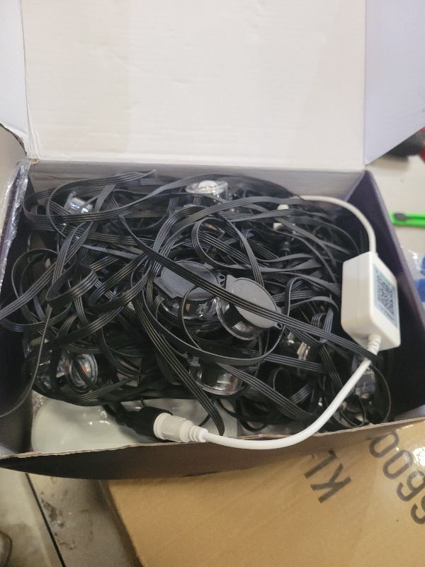 Photo 1 of 100Ft RGB Ground Lights Outdoor LED Pathway Lights, Multi Color Changing Christmas Decor Waterproof Walkway Lighting for Outside Garden Back Yard Lawn Driveway Patio Landscape Lighting, Smart Control