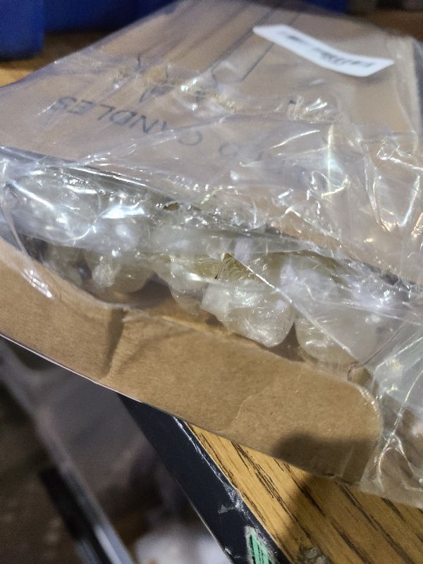 Photo 1 of 12 Pack Ivory Taper Candles 10 inch - Taper Candles Dripless, Smokeless, Unscented - 8 Hours Long Burning - Hand Poured Tall Candlesticks - Perfect for Home Decor, Weddings, and Special Occasions