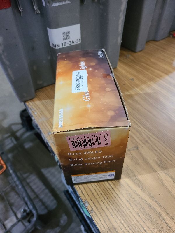 Photo 1 of 100ft Globe String Lights Indoor Outdoor Waterproof, 200 LED Christmas fairy Lights Plug in with Remote, Connectable Hanging Lights for Bedroom Classroom Camping Patio Wedding Garden Decor, Warm White